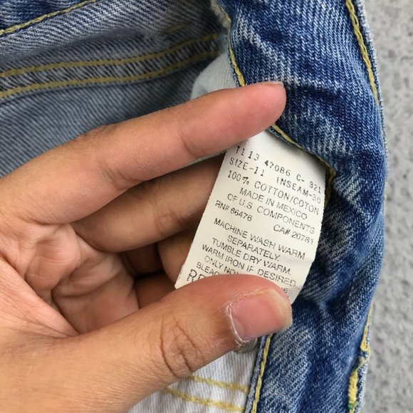 Vintage Tommy Hilfiger Jeans Women's 11/30 Flag Patch High Rise Mom Denim - Picture 9 of 10